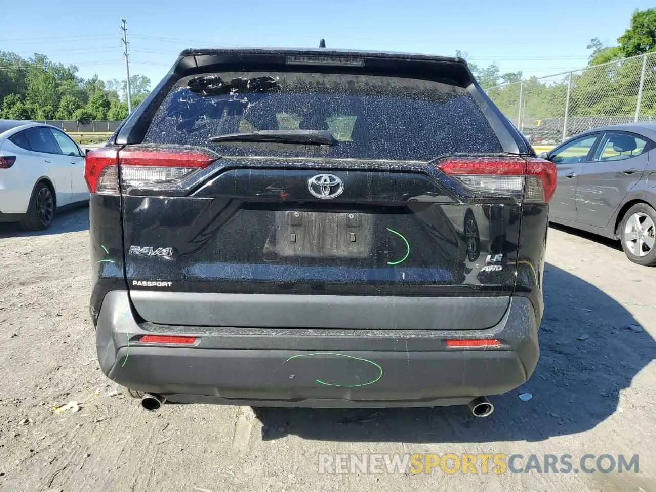 6 Photograph of a damaged car JTMG1RFV8KD010418 TOYOTA RAV4 2019