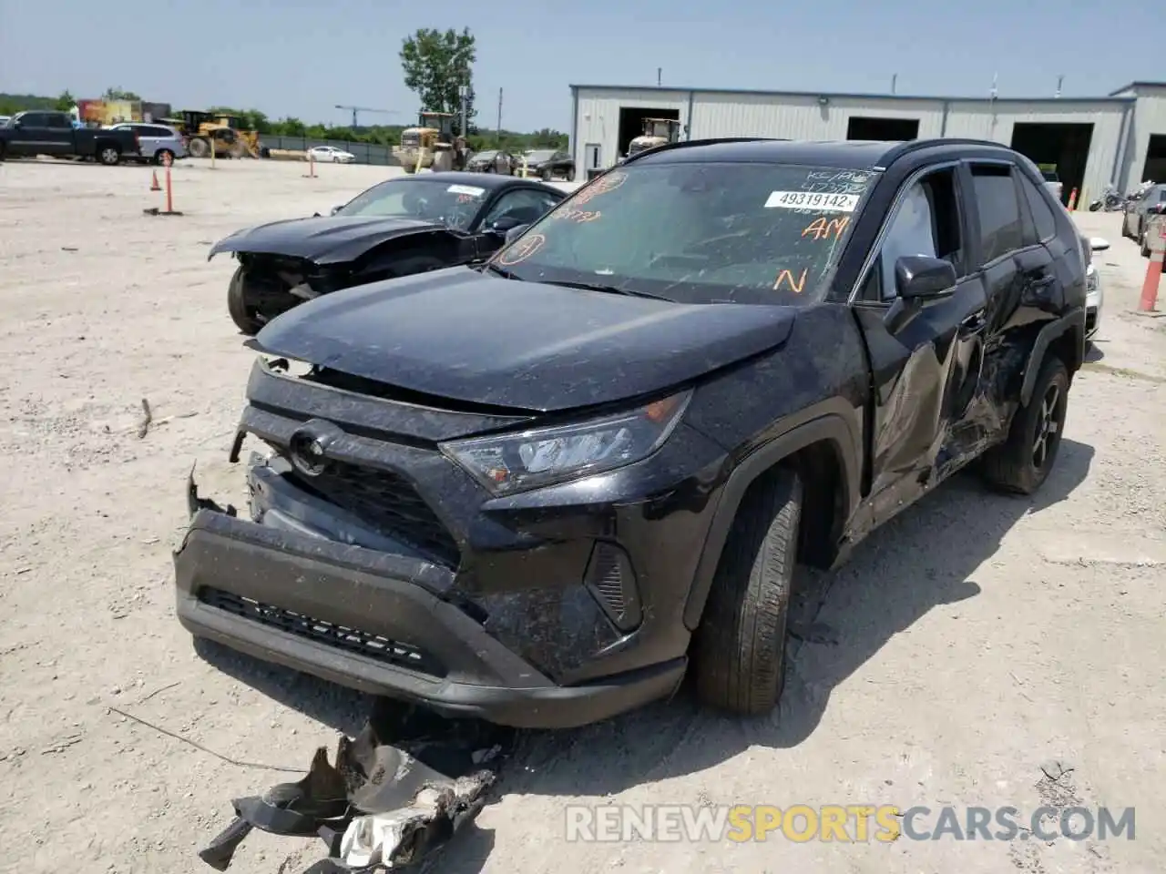 2 Photograph of a damaged car JTMG1RFV8KD024738 TOYOTA RAV4 2019