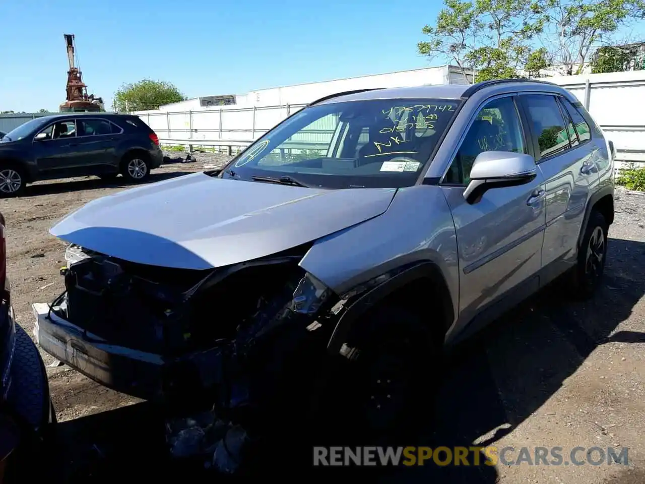 2 Photograph of a damaged car JTMG1RFV9KD015725 TOYOTA RAV4 2019