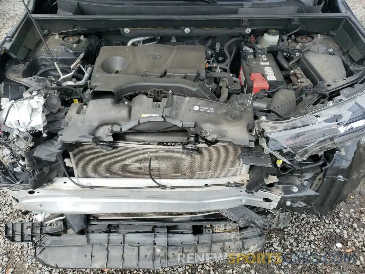 12 Photograph of a damaged car JTMG1RFV9KD521068 TOYOTA RAV4 2019