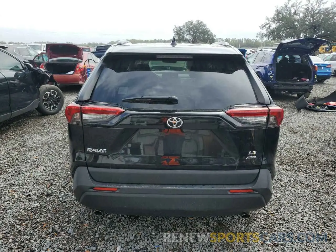 6 Photograph of a damaged car JTMG1RFV9KD521068 TOYOTA RAV4 2019
