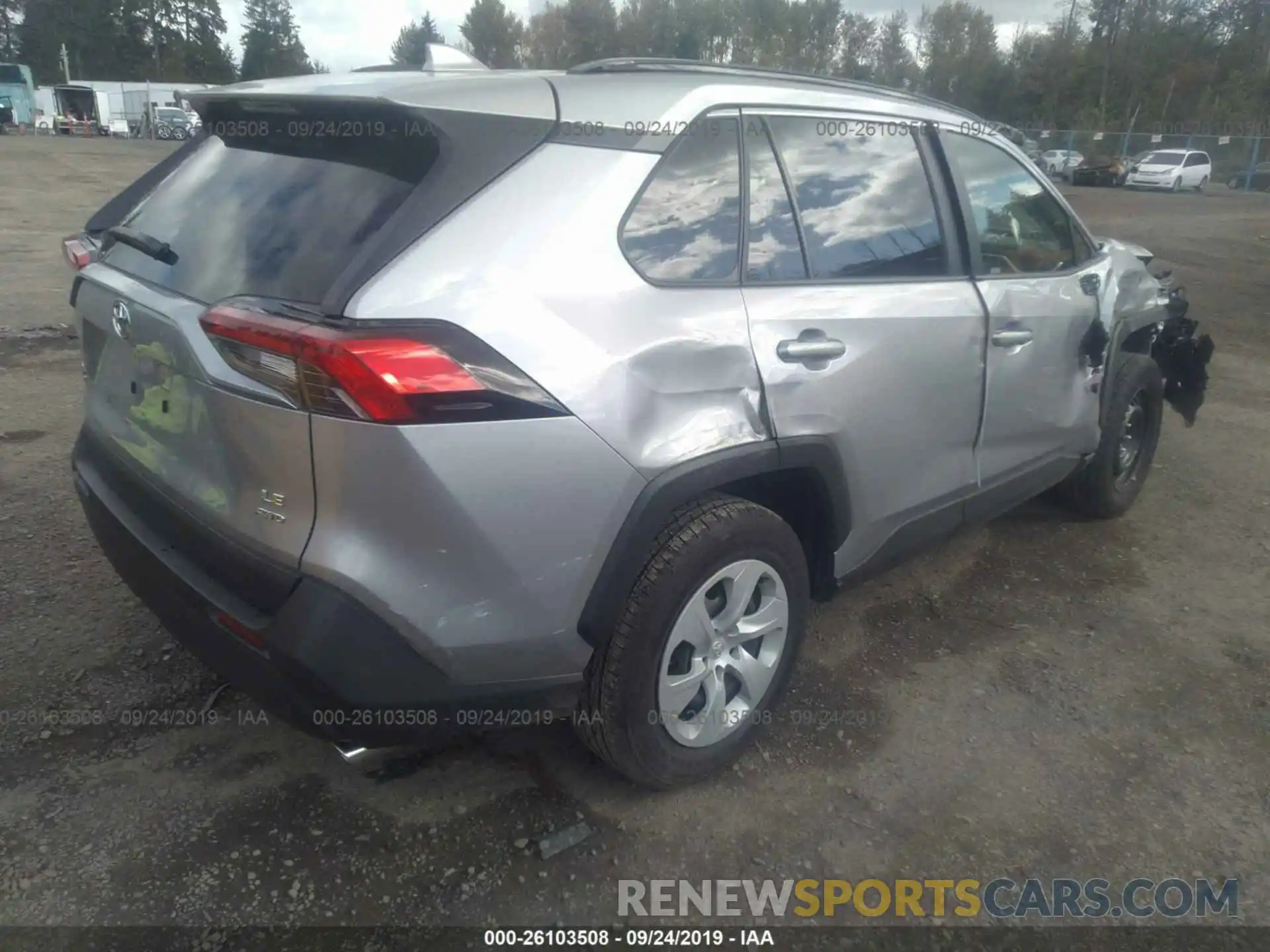 4 Photograph of a damaged car JTMG1RFVXKD014941 TOYOTA RAV4 2019