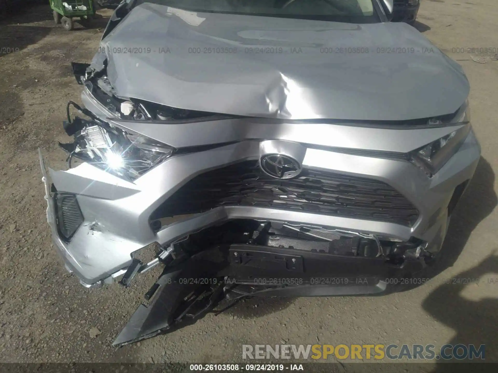 6 Photograph of a damaged car JTMG1RFVXKD014941 TOYOTA RAV4 2019