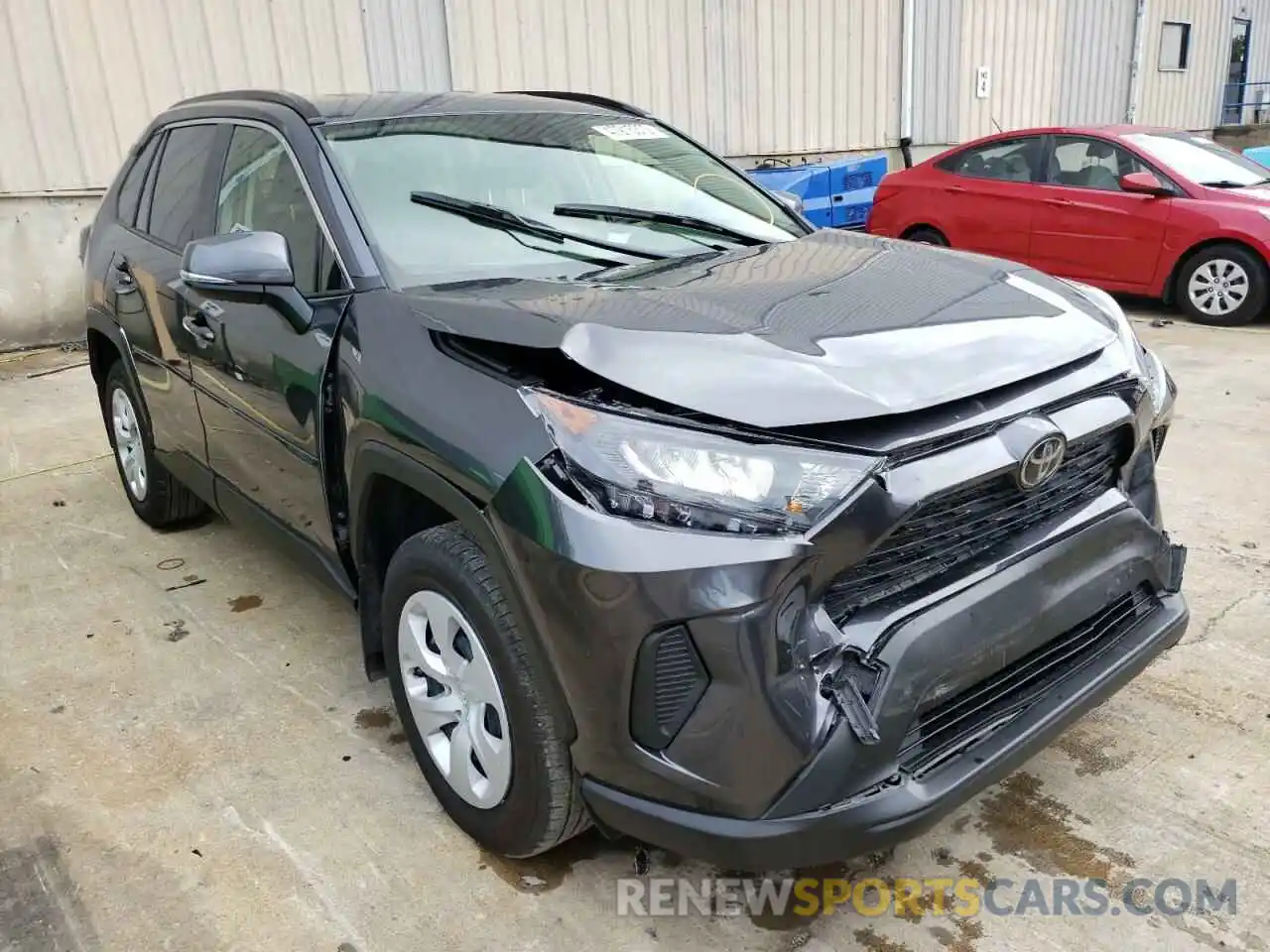 1 Photograph of a damaged car JTMG1RFVXKD045591 TOYOTA RAV4 2019