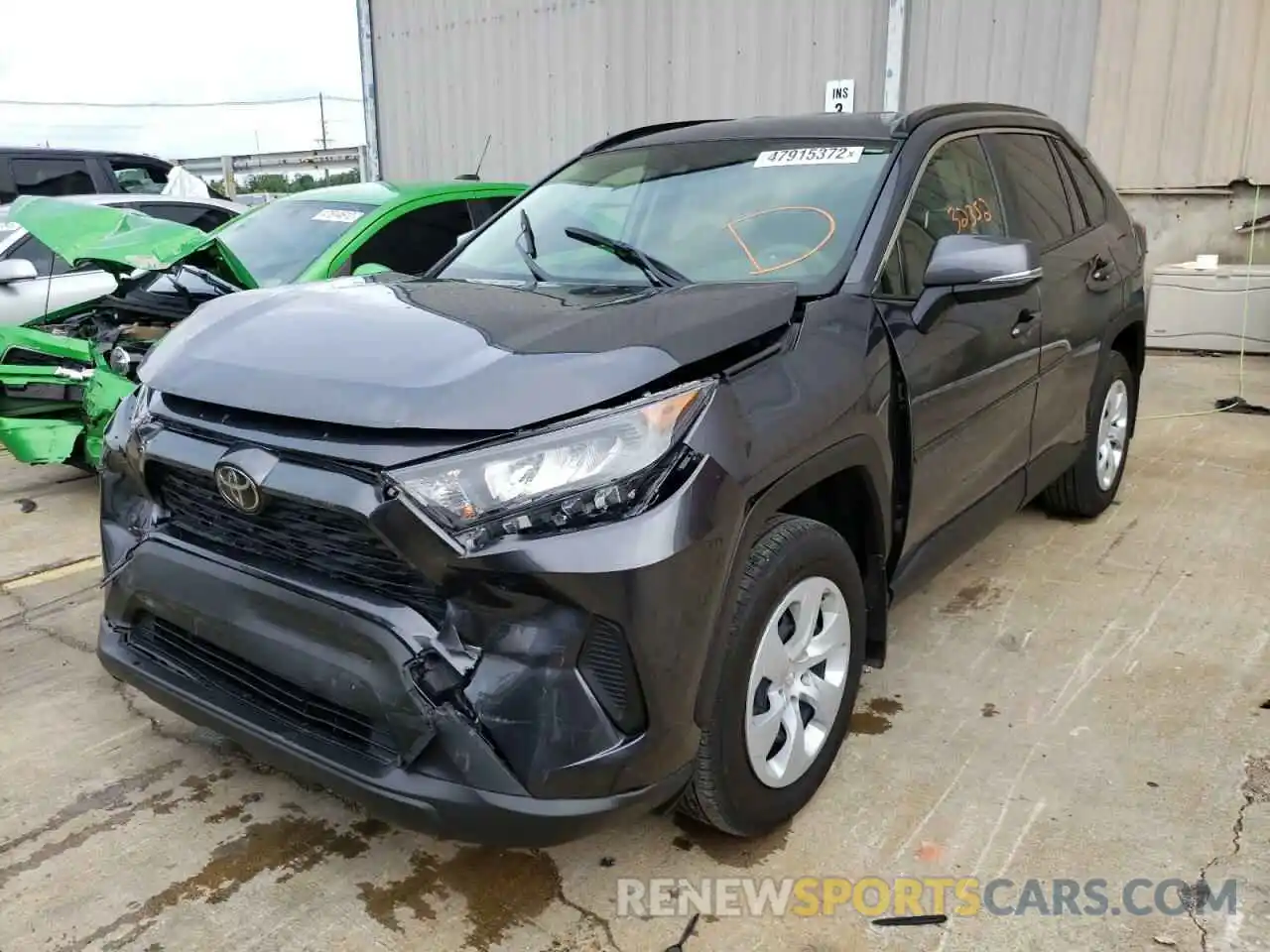 2 Photograph of a damaged car JTMG1RFVXKD045591 TOYOTA RAV4 2019