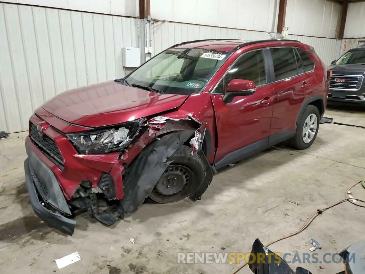1 Photograph of a damaged car JTMG1RFVXKJ004296 TOYOTA RAV4 2019