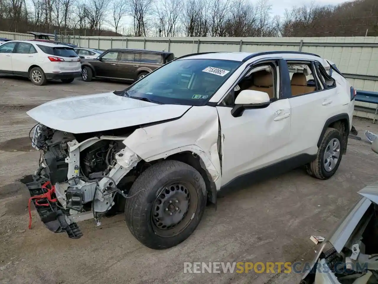 1 Photograph of a damaged car JTMG1RFVXKJ005576 TOYOTA RAV4 2019