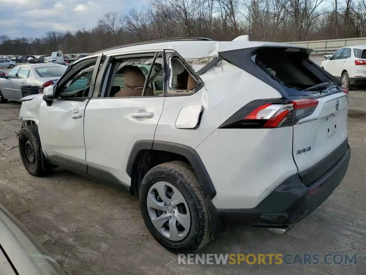 2 Photograph of a damaged car JTMG1RFVXKJ005576 TOYOTA RAV4 2019