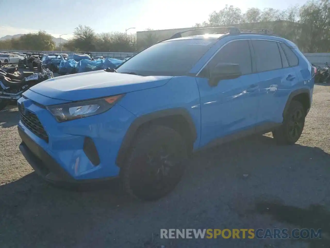 1 Photograph of a damaged car JTMH1RFV0KD014547 TOYOTA RAV4 2019