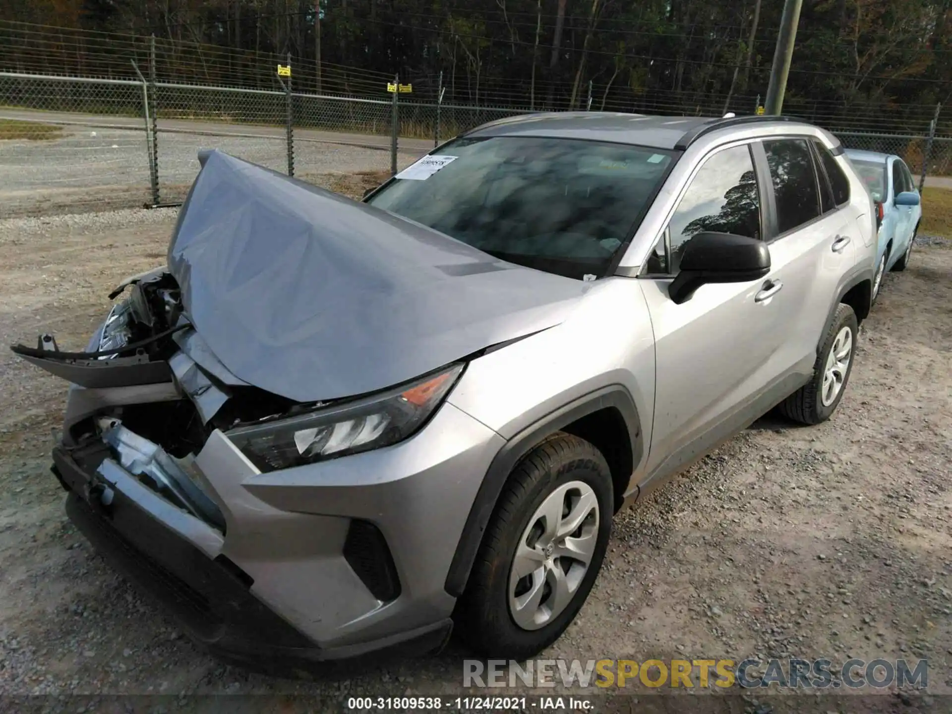 2 Photograph of a damaged car JTMH1RFV0KD032787 TOYOTA RAV4 2019