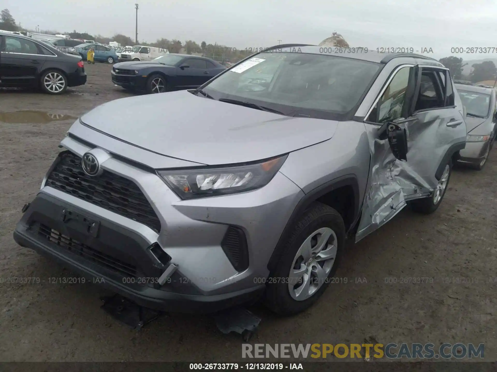 2 Photograph of a damaged car JTMH1RFV0KD506401 TOYOTA RAV4 2019