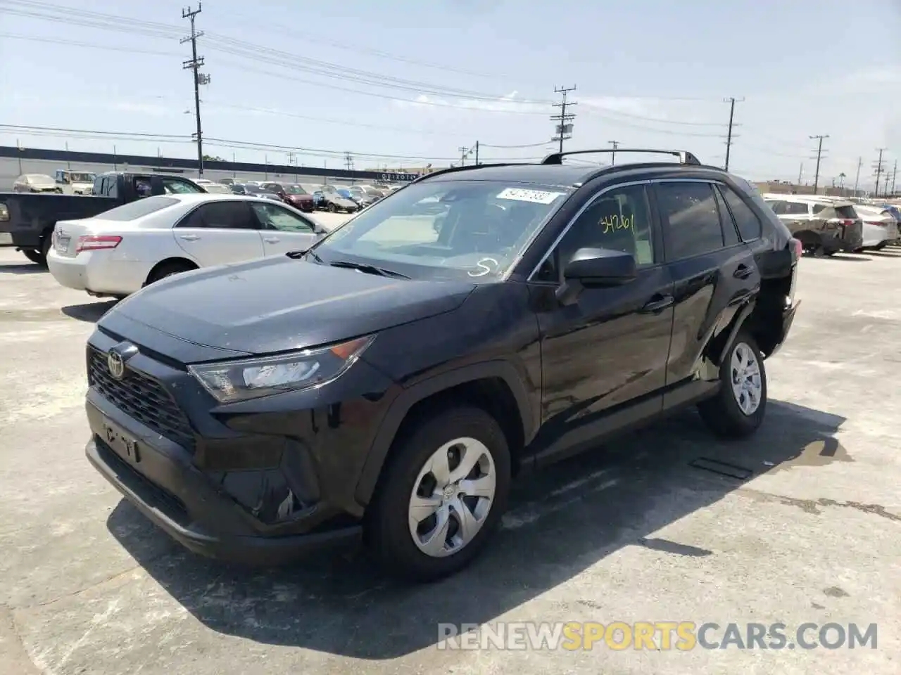 2 Photograph of a damaged car JTMH1RFV0KJ004246 TOYOTA RAV4 2019