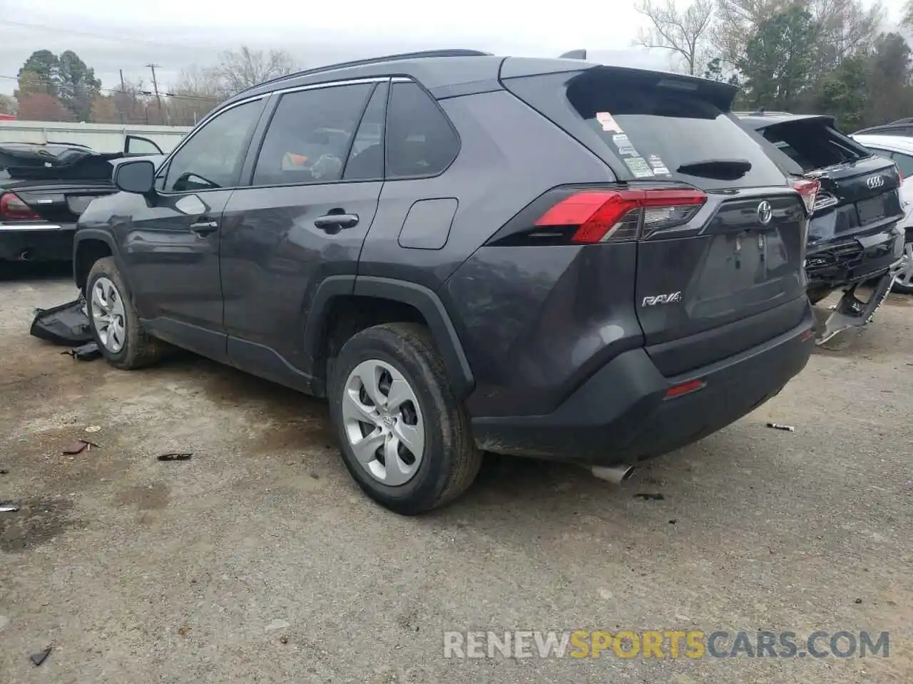 3 Photograph of a damaged car JTMH1RFV0KJ005154 TOYOTA RAV4 2019