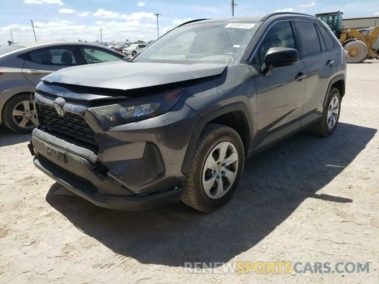 2 Photograph of a damaged car JTMH1RFV0KJ005431 TOYOTA RAV4 2019