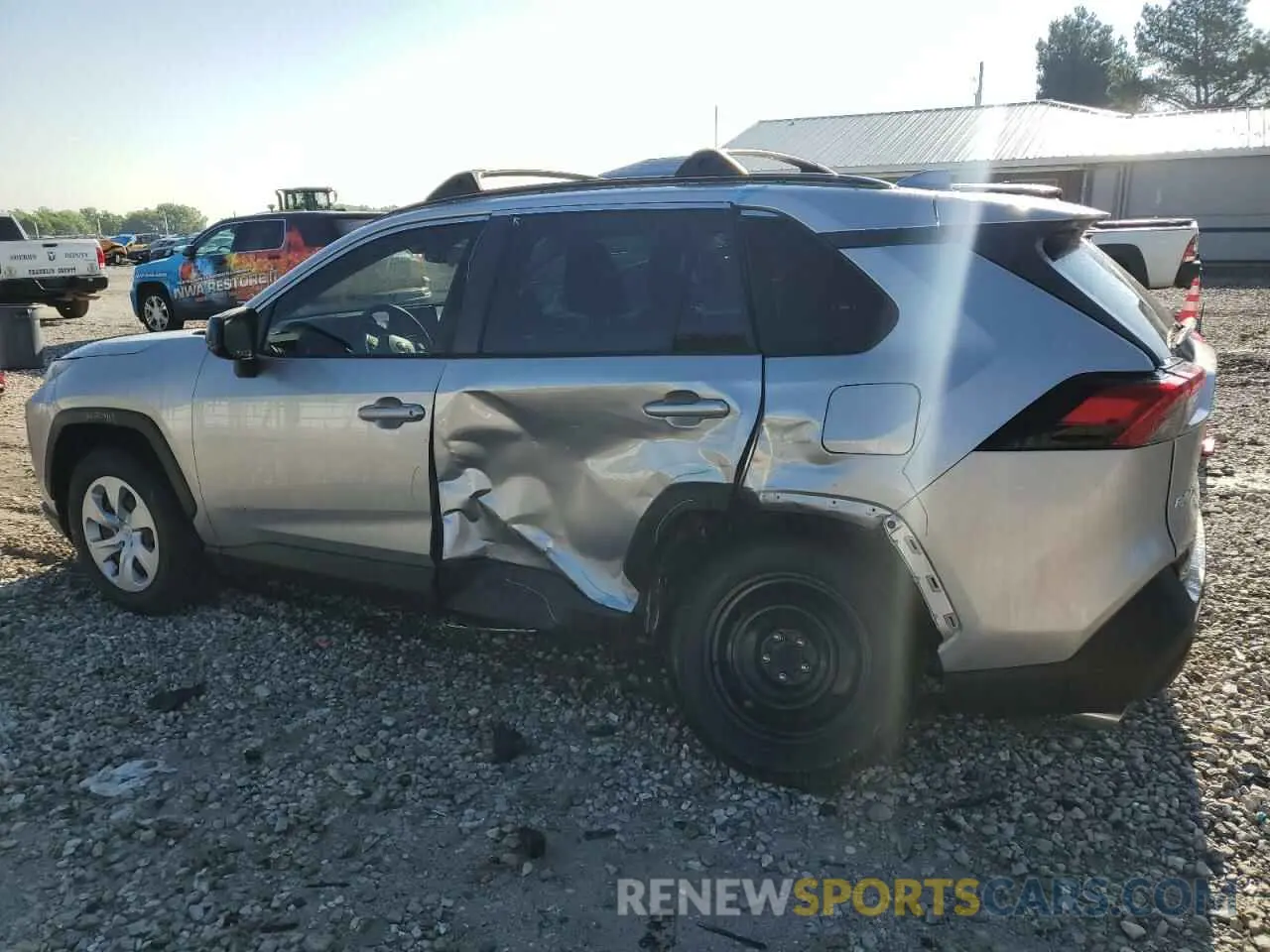 2 Photograph of a damaged car JTMH1RFV0KJ008328 TOYOTA RAV4 2019