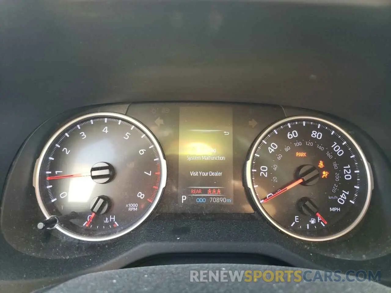 9 Photograph of a damaged car JTMH1RFV1KD034600 TOYOTA RAV4 2019