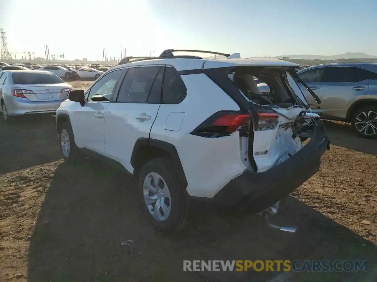 3 Photograph of a damaged car JTMH1RFV1KD035374 TOYOTA RAV4 2019