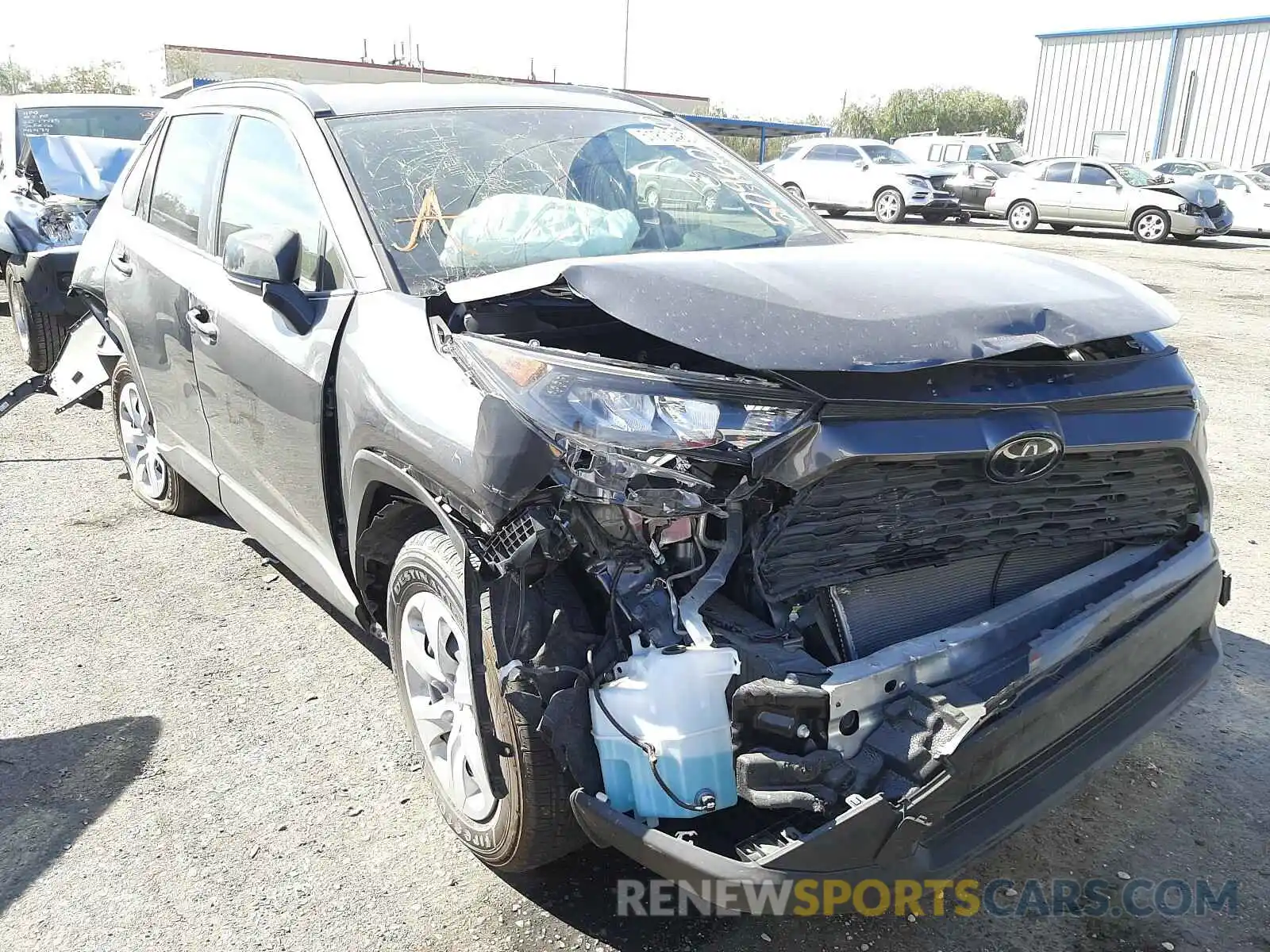 1 Photograph of a damaged car JTMH1RFV1KD038064 TOYOTA RAV4 2019