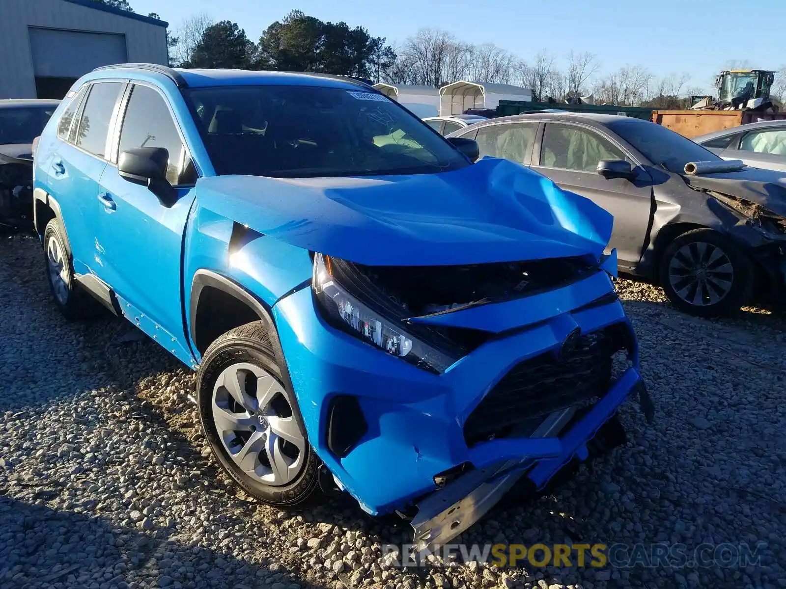 1 Photograph of a damaged car JTMH1RFV1KD041837 TOYOTA RAV4 2019