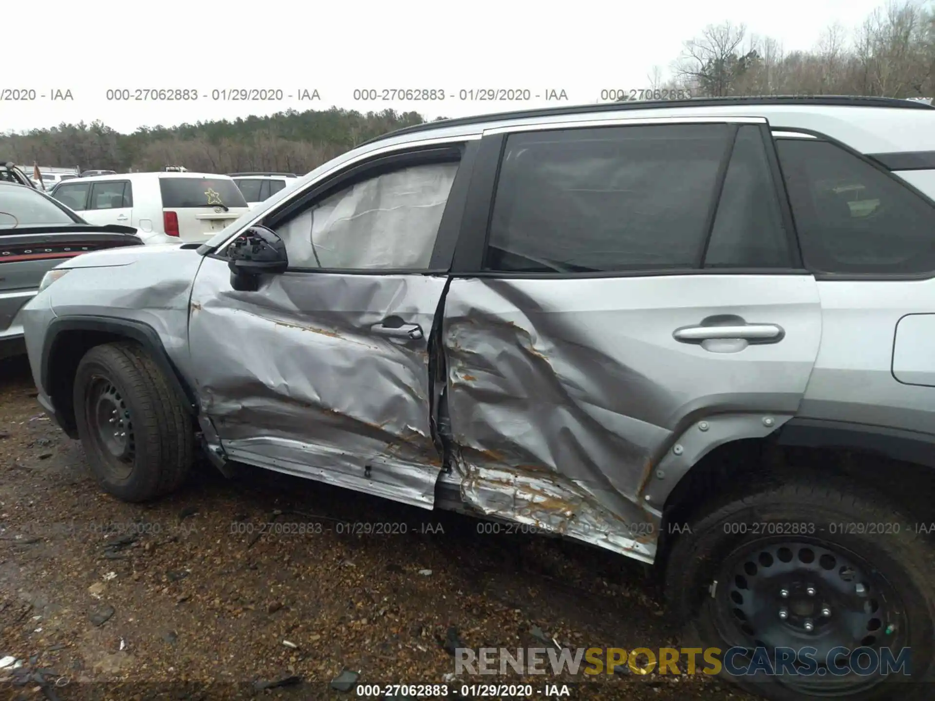 6 Photograph of a damaged car JTMH1RFV1KD509758 TOYOTA RAV4 2019