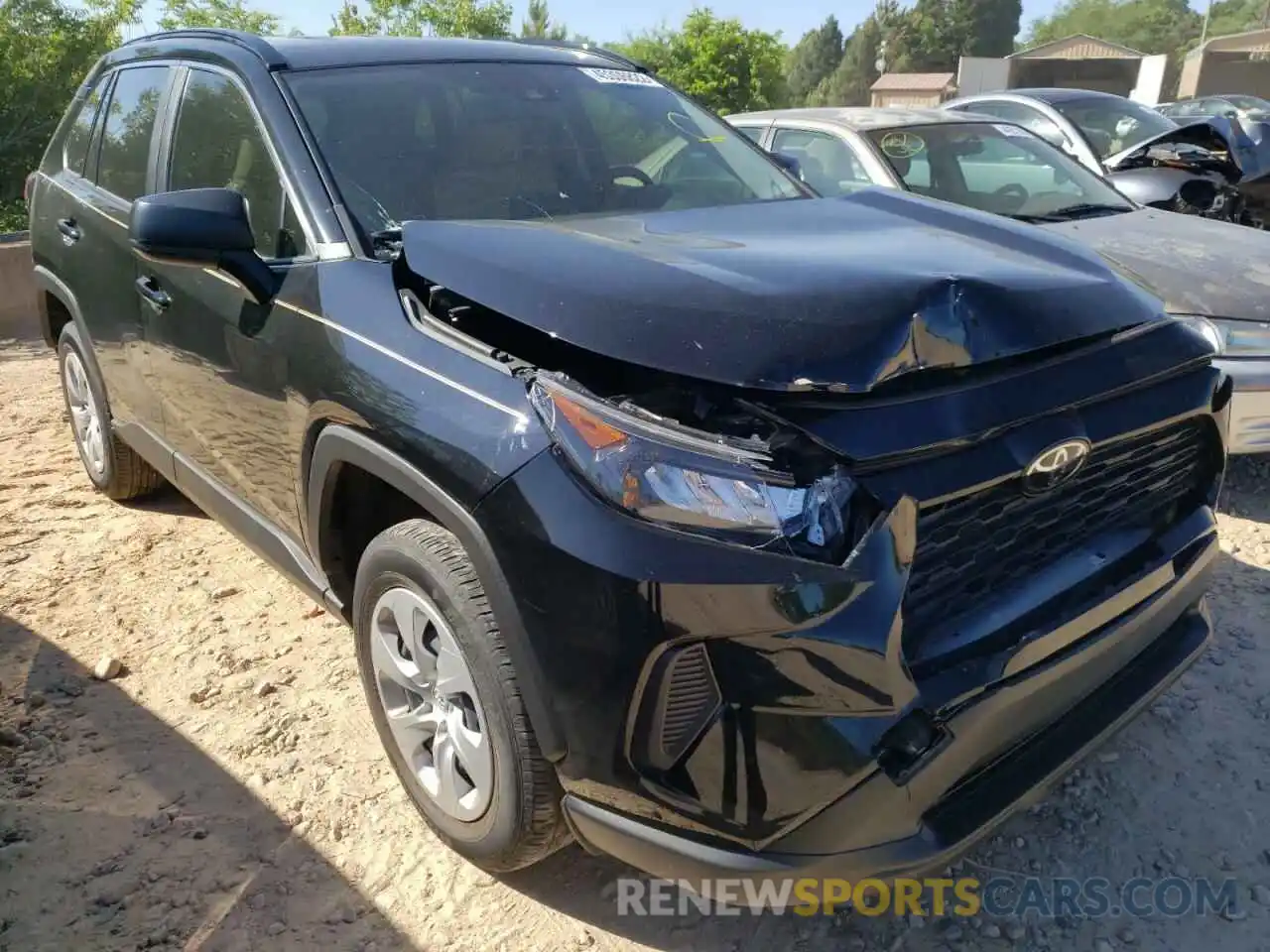 1 Photograph of a damaged car JTMH1RFV1KJ003414 TOYOTA RAV4 2019