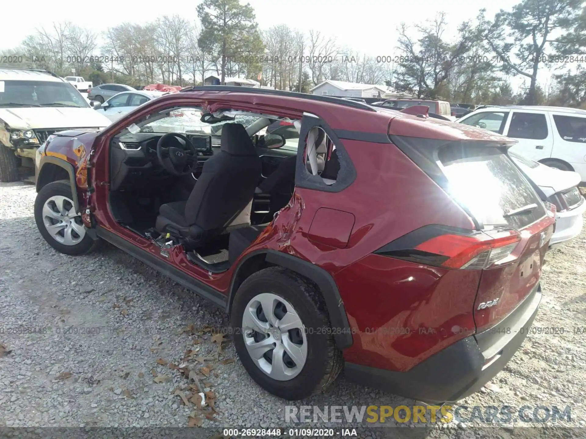 3 Photograph of a damaged car JTMH1RFV1KJ005924 TOYOTA RAV4 2019