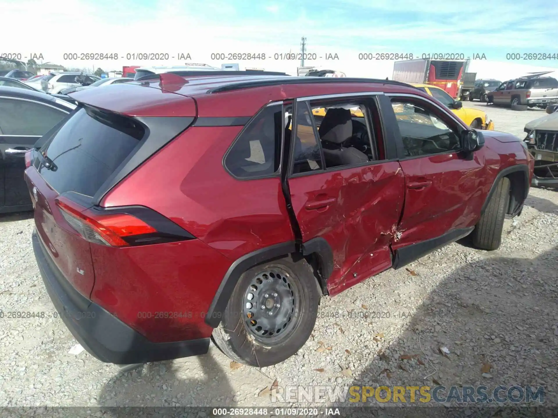 4 Photograph of a damaged car JTMH1RFV1KJ005924 TOYOTA RAV4 2019