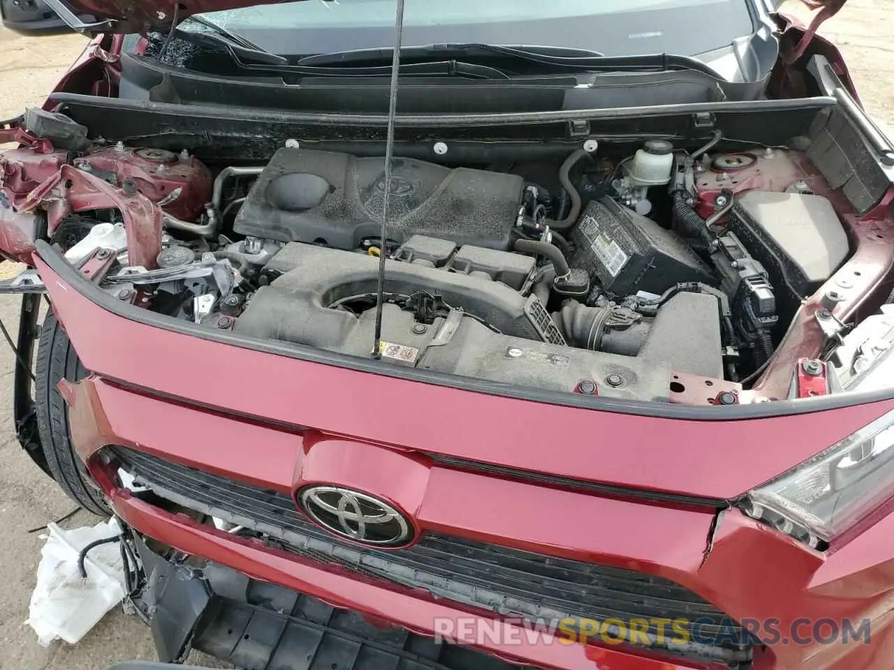 12 Photograph of a damaged car JTMH1RFV2KD013660 TOYOTA RAV4 2019