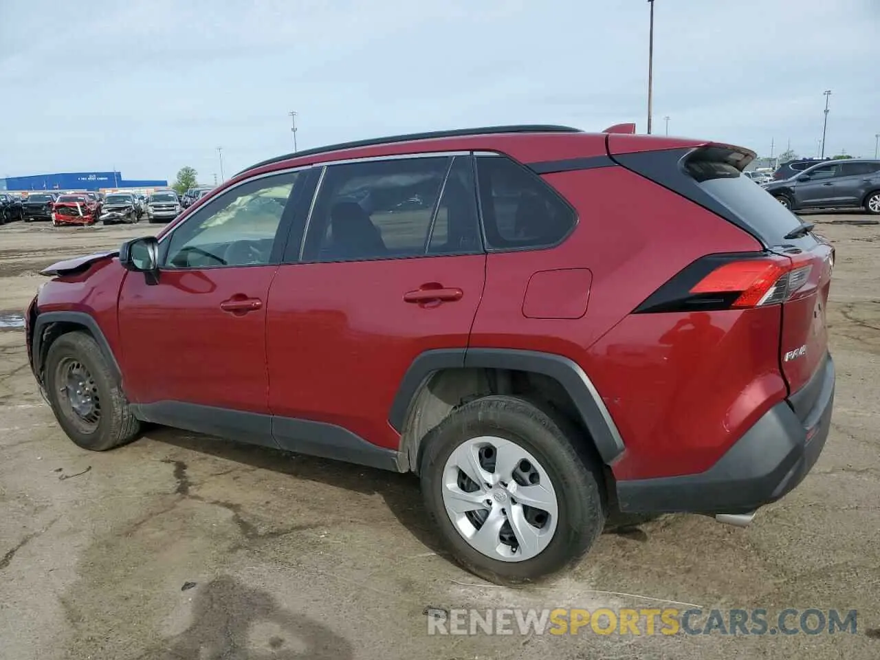 2 Photograph of a damaged car JTMH1RFV2KD013660 TOYOTA RAV4 2019