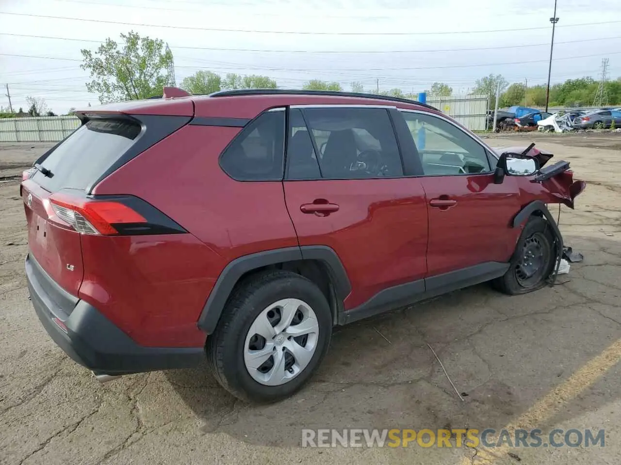 3 Photograph of a damaged car JTMH1RFV2KD013660 TOYOTA RAV4 2019