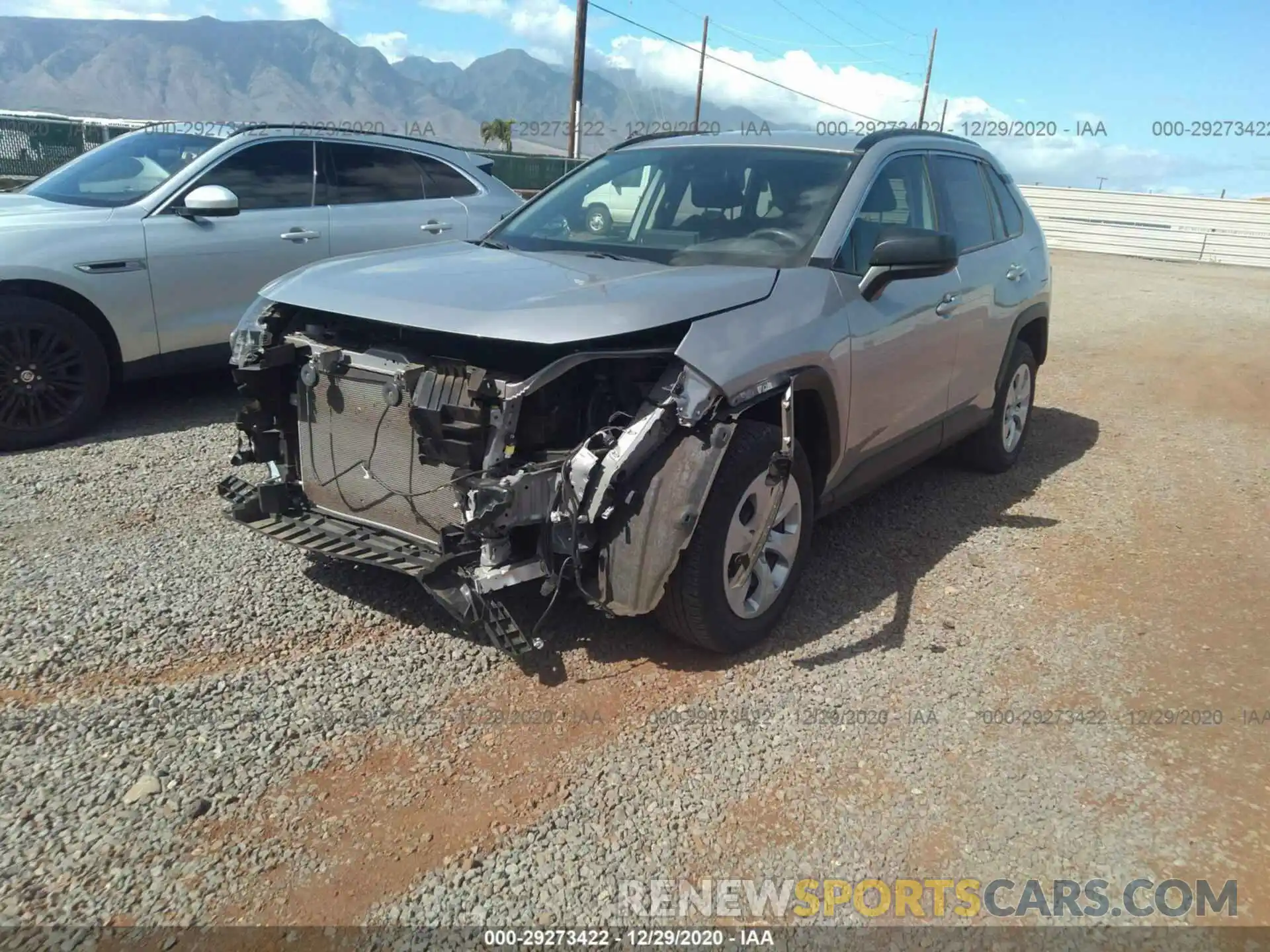 2 Photograph of a damaged car JTMH1RFV2KD029664 TOYOTA RAV4 2019