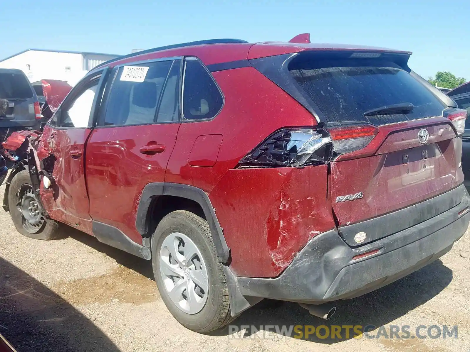 3 Photograph of a damaged car JTMH1RFV2KD033486 TOYOTA RAV4 2019