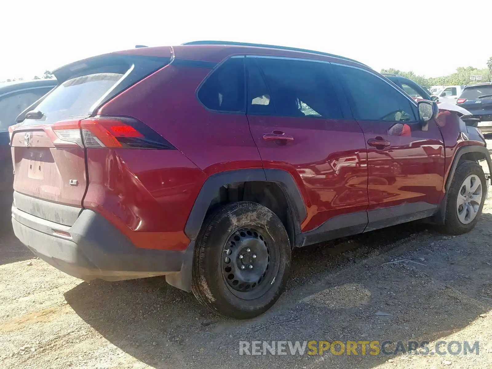 4 Photograph of a damaged car JTMH1RFV2KD033486 TOYOTA RAV4 2019