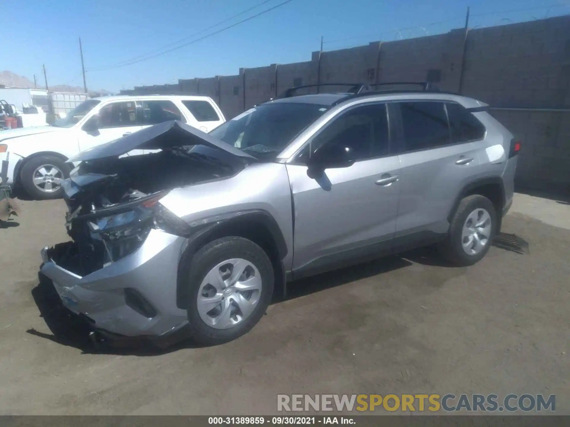 2 Photograph of a damaged car JTMH1RFV2KD506691 TOYOTA RAV4 2019