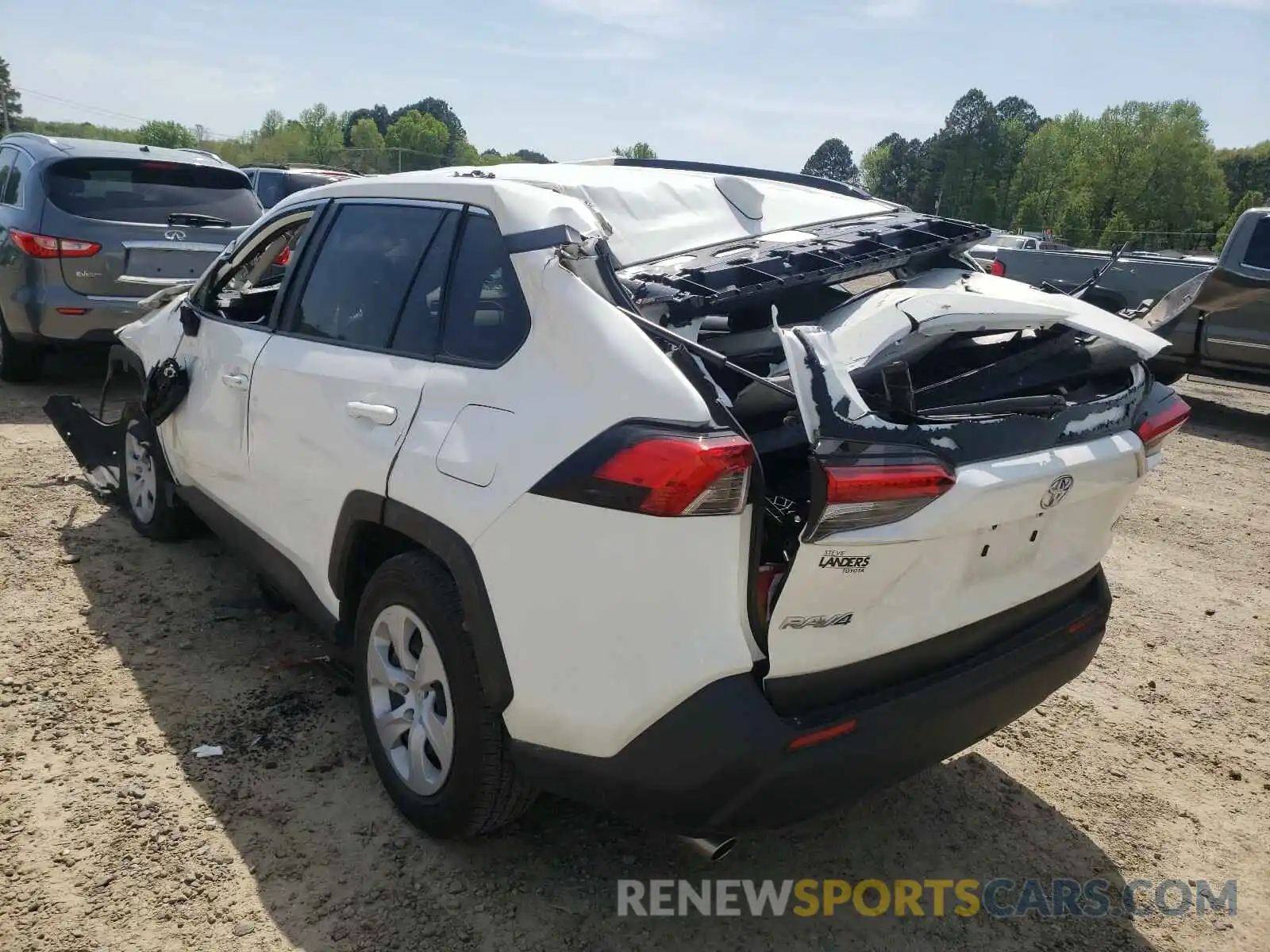 3 Photograph of a damaged car JTMH1RFV2KD508697 TOYOTA RAV4 2019