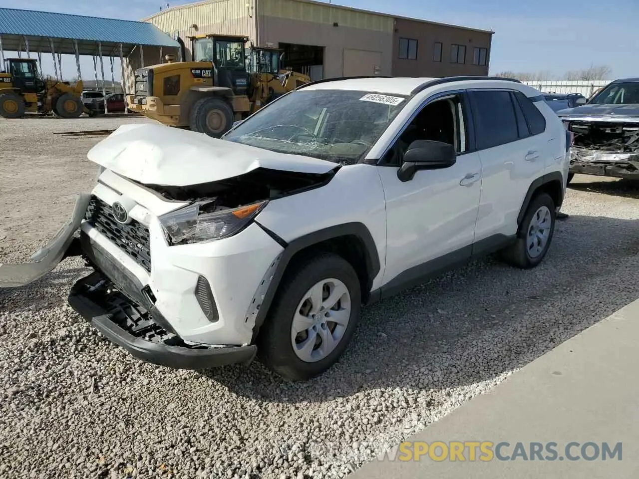 1 Photograph of a damaged car JTMH1RFV2KD516492 TOYOTA RAV4 2019