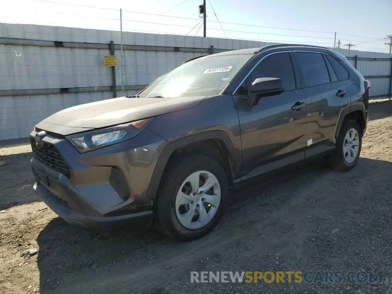 1 Photograph of a damaged car JTMH1RFV2KJ008864 TOYOTA RAV4 2019