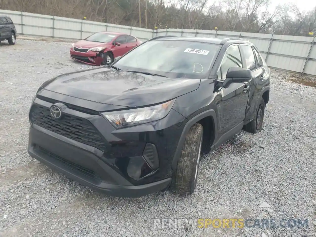 2 Photograph of a damaged car JTMH1RFV2KJ014132 TOYOTA RAV4 2019