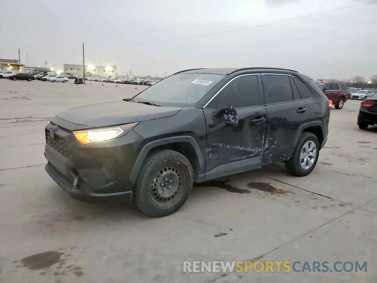 1 Photograph of a damaged car JTMH1RFV3KD037384 TOYOTA RAV4 2019