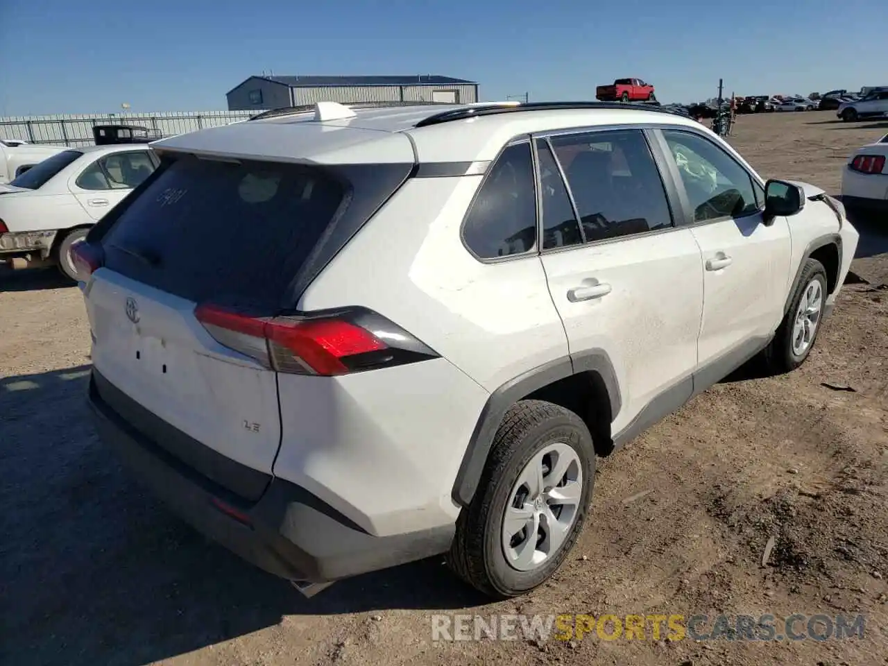 4 Photograph of a damaged car JTMH1RFV3KD040401 TOYOTA RAV4 2019