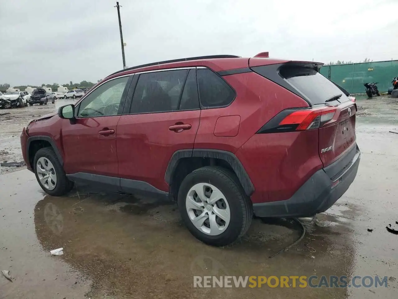 2 Photograph of a damaged car JTMH1RFV3KD502505 TOYOTA RAV4 2019