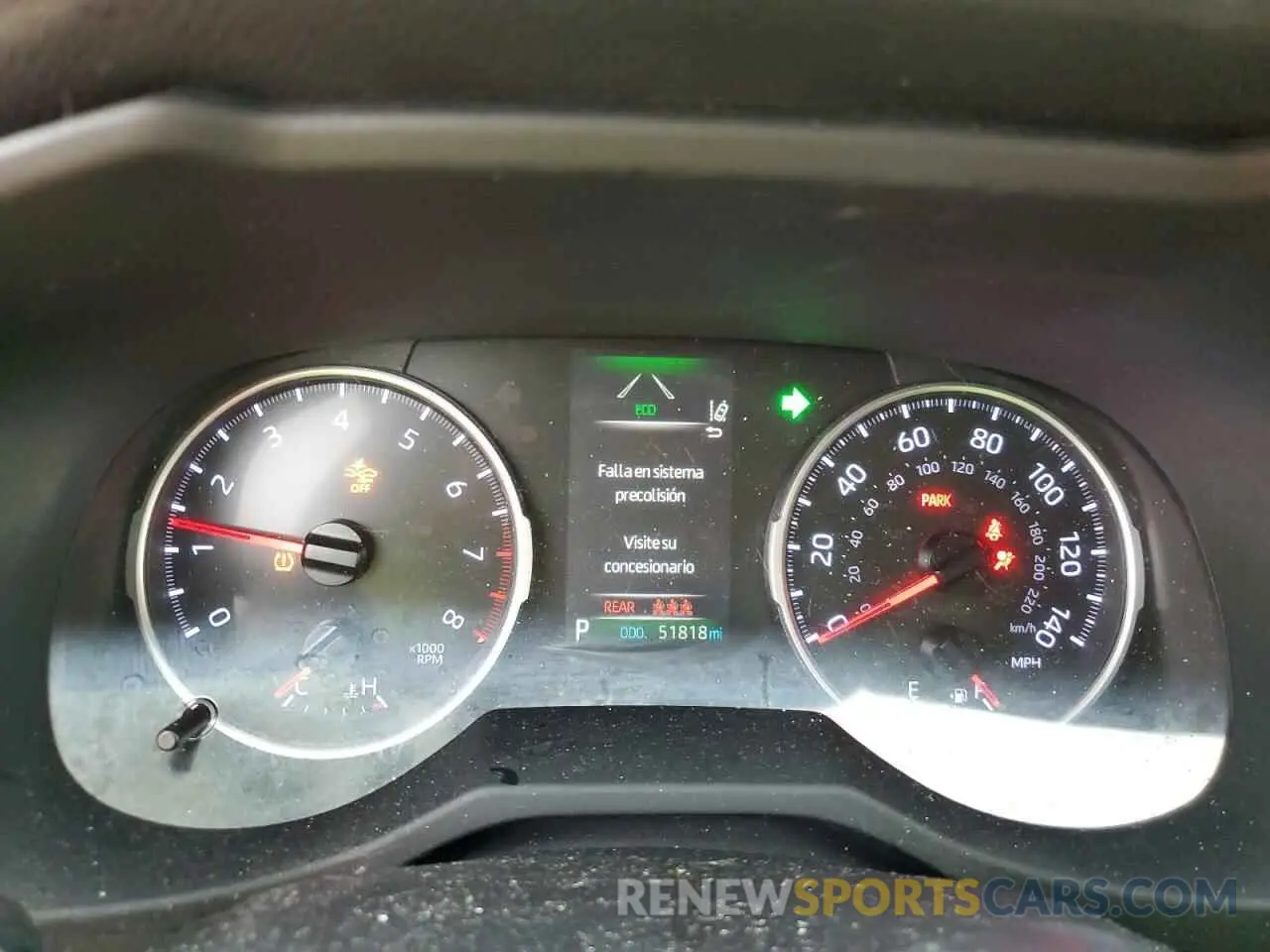 9 Photograph of a damaged car JTMH1RFV3KD502505 TOYOTA RAV4 2019
