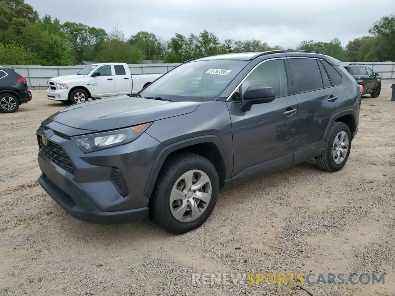 1 Photograph of a damaged car JTMH1RFV3KD507946 TOYOTA RAV4 2019