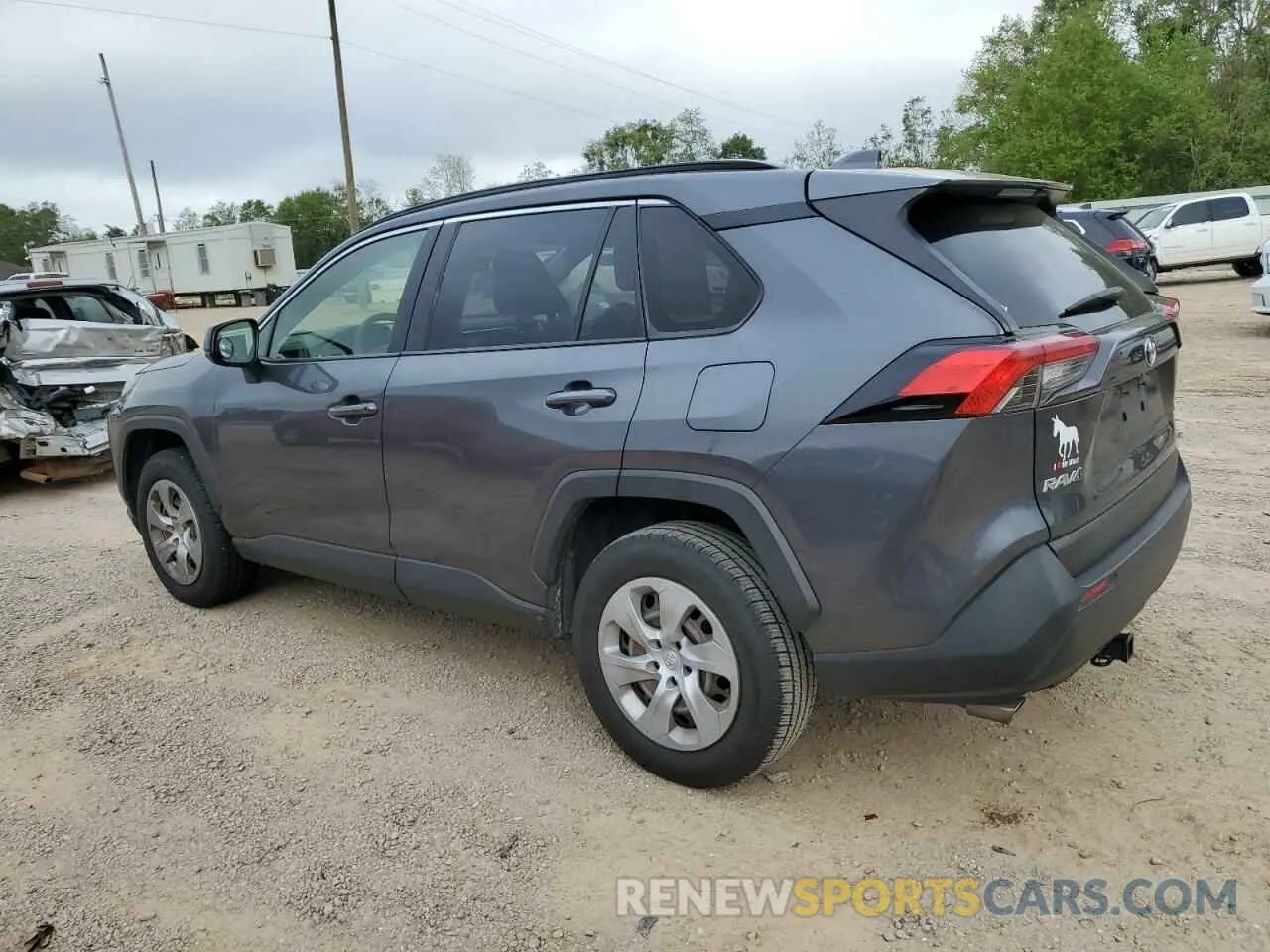 2 Photograph of a damaged car JTMH1RFV3KD507946 TOYOTA RAV4 2019