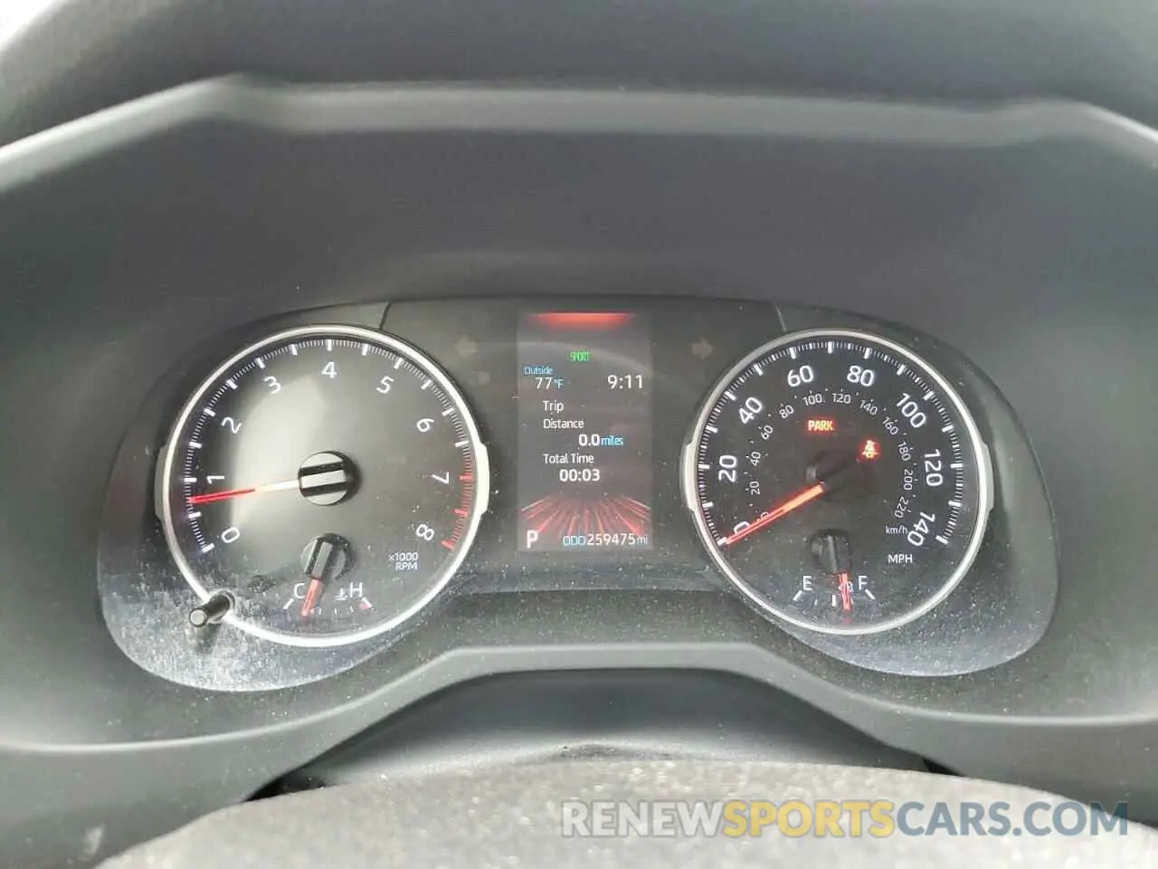 9 Photograph of a damaged car JTMH1RFV3KD507946 TOYOTA RAV4 2019
