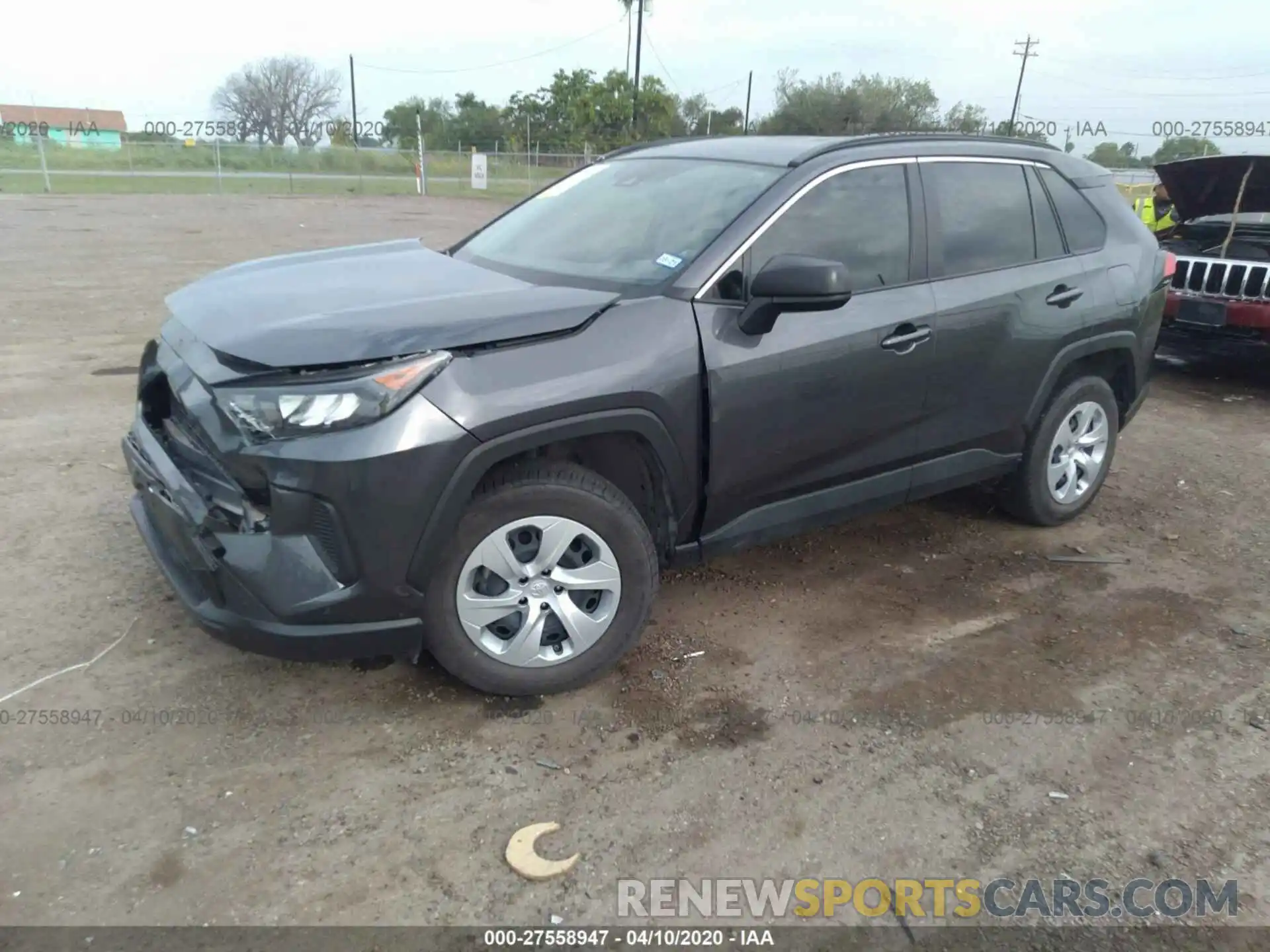 2 Photograph of a damaged car JTMH1RFV3KD510412 TOYOTA RAV4 2019