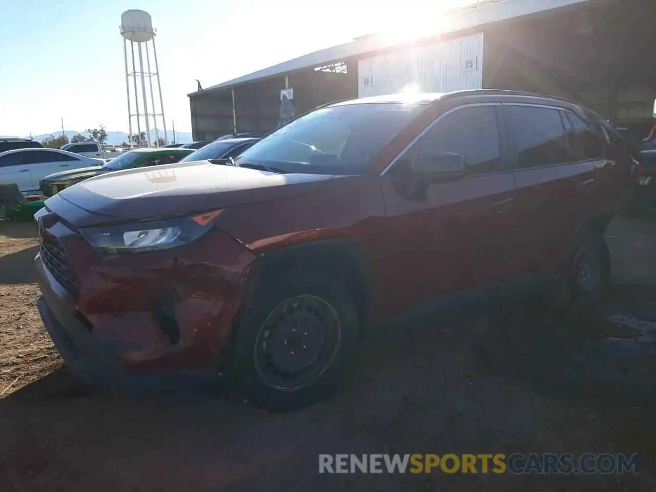 1 Photograph of a damaged car JTMH1RFV3KJ004287 TOYOTA RAV4 2019