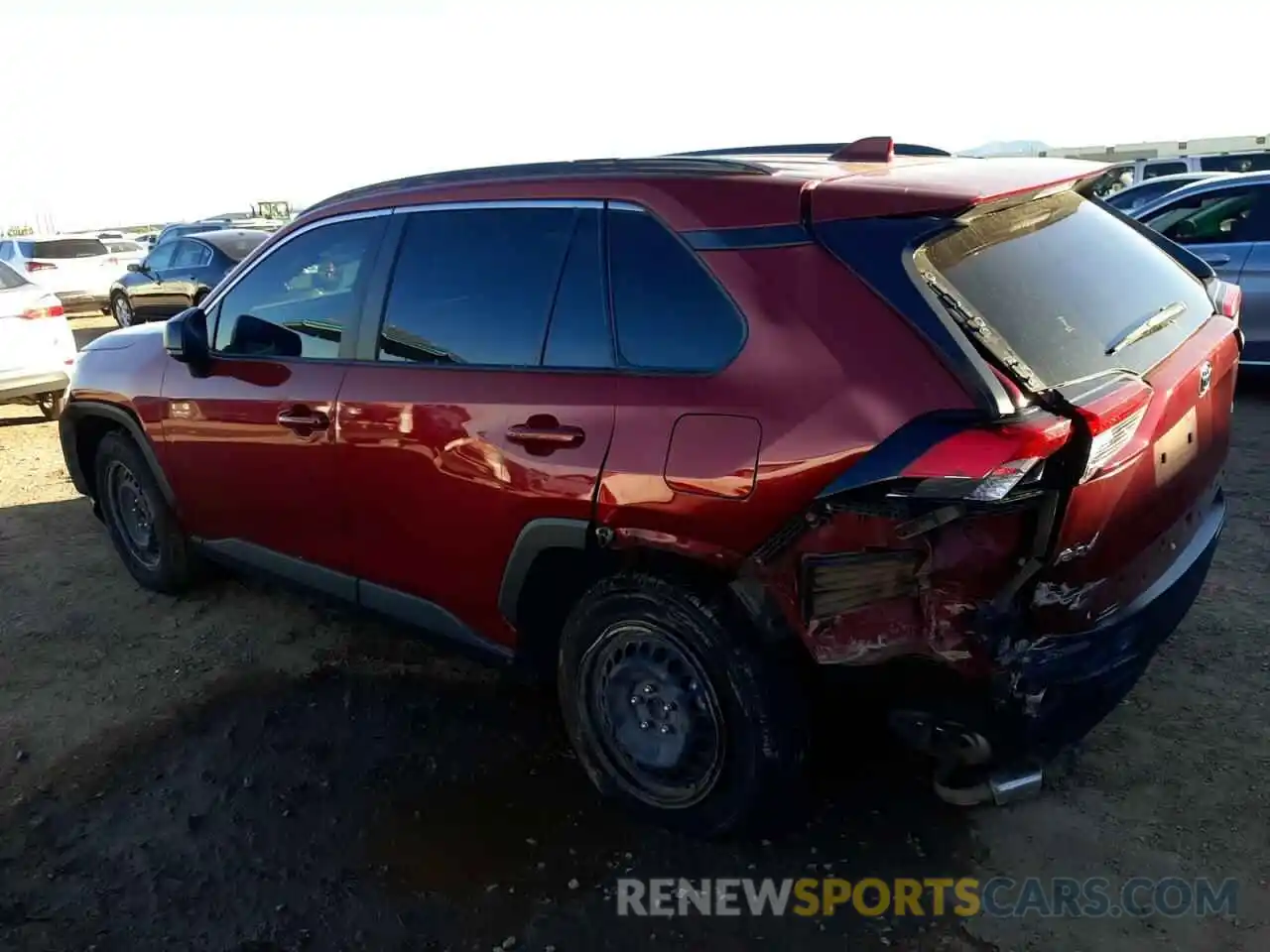 2 Photograph of a damaged car JTMH1RFV3KJ004287 TOYOTA RAV4 2019