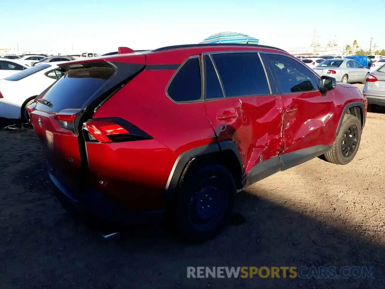 3 Photograph of a damaged car JTMH1RFV3KJ004287 TOYOTA RAV4 2019