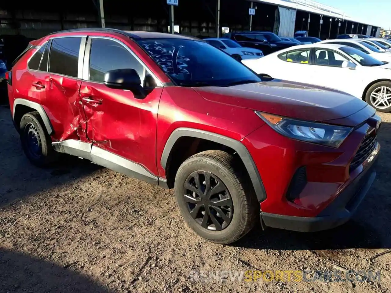 4 Photograph of a damaged car JTMH1RFV3KJ004287 TOYOTA RAV4 2019